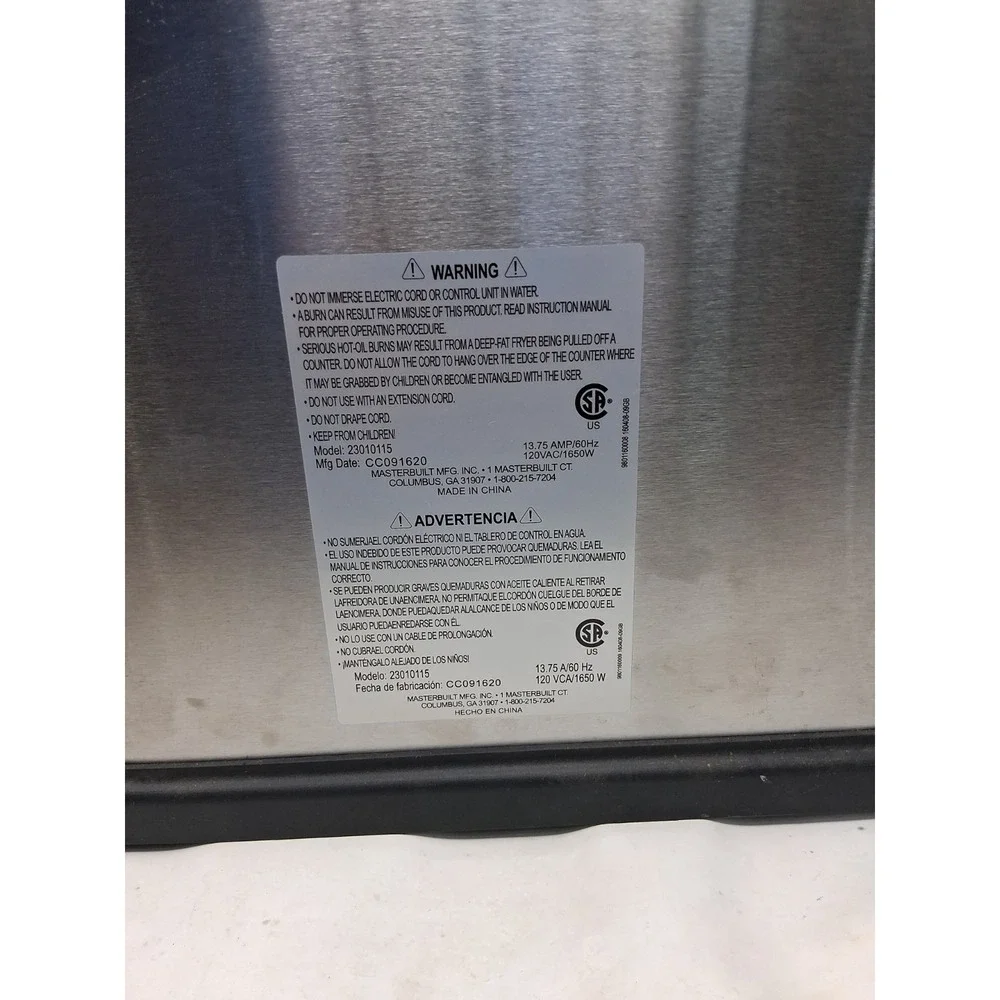 ButterBall Professional Series by Masterbuilt Electric Turkey Fryer 23011014